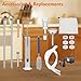 DEWOSEN Alcohol Still 13.2 Gallon 3 Pots Shine Still Distillery Kit for Alcohol Stainless Copper Tube Complete with Thumper Keg Water Pump Thermometer Airlock Brew Bag Proof Alcoholmeter Test Kit