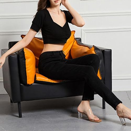 Pantalones vaqueros ajustados de mujer cómodos con aspecto desgastado 5
