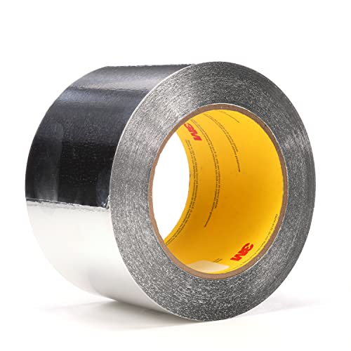 Image of 3M Aluminum Foil Tape, 6 in x 60 yd 4.6 mil, 425, Silver (Pack of 1)