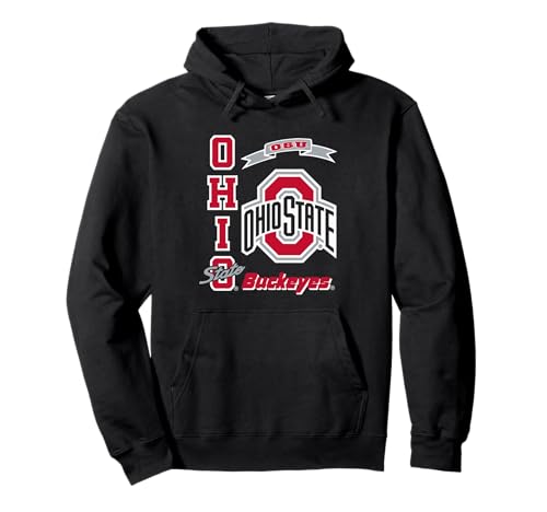 Ohio State Buckeyes Classic Black Officially Licensed Pullover Hoodie