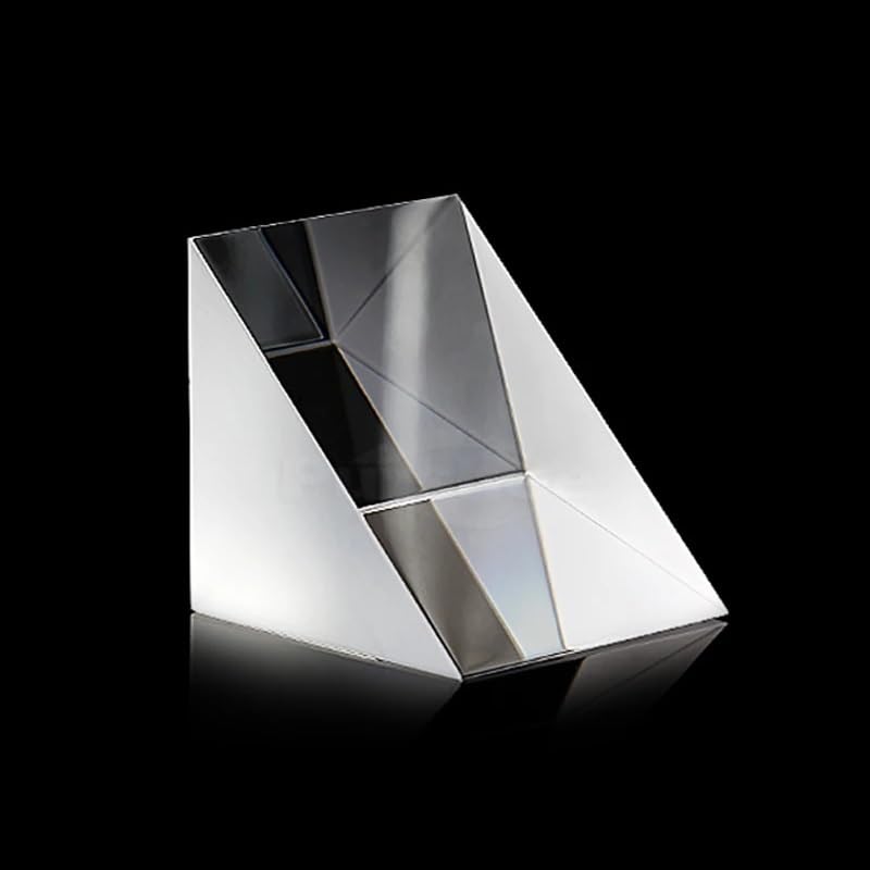 Prisma triangular de cristal BK-7 45 mm para montaje de alineación y desviación de luz