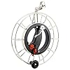 Kite Line Reel Winder 9 inches(Dia) Smooth Rotation Ball Bearing Tool Stainless Steel Winding Reel Grip Wheel Handle with Kite Line for Aldults/Teens