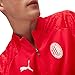 PUMA Mens Ac Milan Crew Neck Long Sleeve Quarter Zip Shirt Casual Tops Casual - Red - Size XL