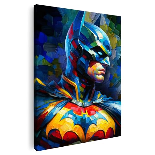 Artmazing Batman - Quadro XXL | Moderno S-Art da parete per soggiorno, decorazione su tela colorata