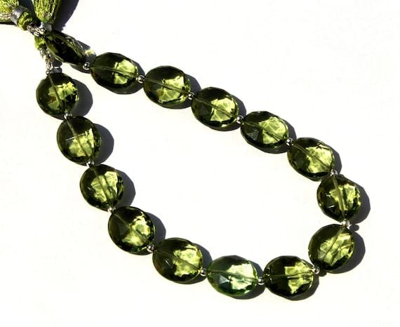 Améthyste verte facettée LKBEADS de 13x15 mm pour façonner vos bijoux de mariage bohème chic