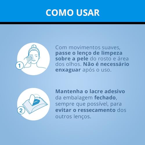 Kit com 4 Demaquilantes Neutrogena Deep Clean 25 unidades