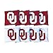 Victory Tailgate NCAA Collegiate Regulation Cornhole Game Bag Set (8 Bags Included, Corn-Filled) - Oklahoma Sooners