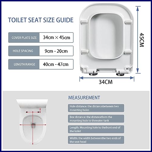 Abattant WC à fermeture douce taille S anti-bruit et durable - 3