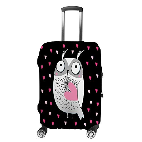 Housse de protection pour bagages anti-poussière motif chouette