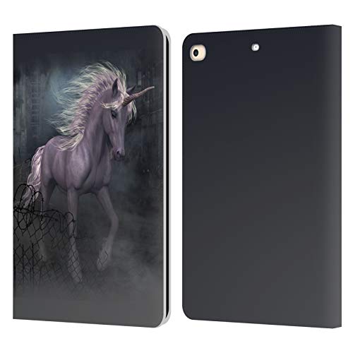 Housse iPad 9.7 2017 étui portefeuille Simone Gatterwe licornes