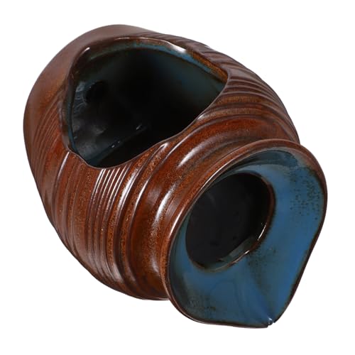 BIUDECO High-Efficiency Water Circulation Fountain Pot Decorative Ceramic Jar for Yard Courtyard Pond