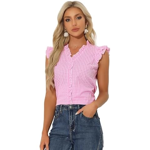 Chemise à Carreaux Allegra K Cover