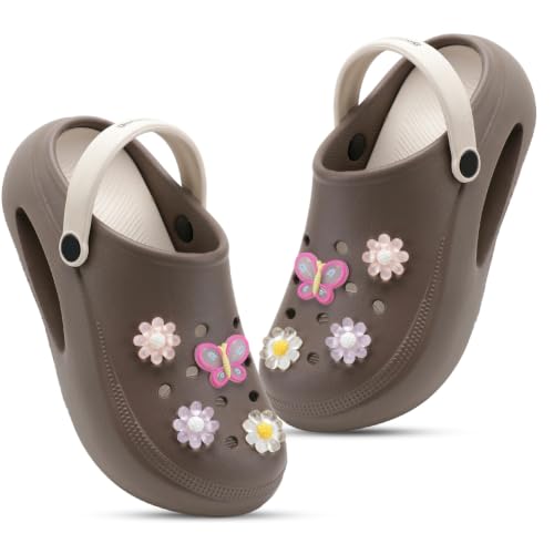 Image of DOCTOR HEALTH SUPER SOFT Women's Platform Clogs | Lightweight EVA Slip-On Garden Shoes with Adjustable Back Strap | Anti-Skid Cushioned Comfortable Casual Sandals for Indoor & Outdoor Wear