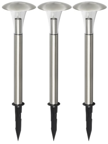 Preisvergleich Produktbild Ranex Gartenleuchte auf Spieß 3-er Set Tulsa 5000.371