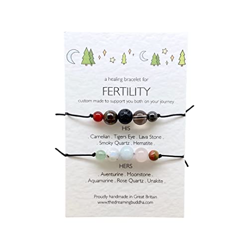 His and Hers Fertility Support Bracelet, Couples Fertility Bracelets, IVF Journey Gift
