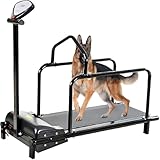 【Conception axée sur la sécurité】Le tapis roulant pour chiens de grande et petite taille comprend des dispositifs de sécurité intégrés tels qu'une barrière, un verrou et des mains courantes pour garder votre animal en sécurité pendant l'exercice, réduisant les risques lors des séances d'entraînement.