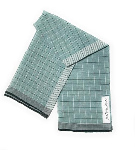 Image of 100% Pure Cotton Checked Fancy 2mts lungi,