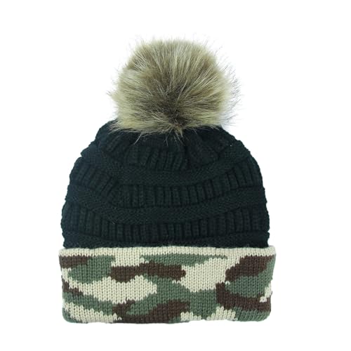 Bonnet tricoté en laine pour femme accessoire mode automne hiver chapeau chaud doux