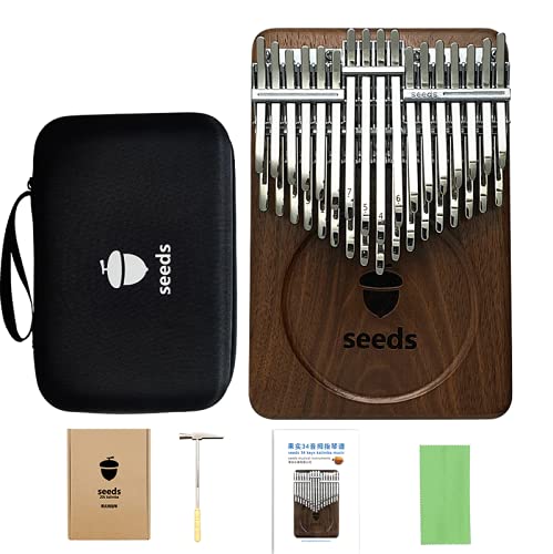Seeds Pisces 34 Key Chromatic Kalimba C-Tuned | Double Layer