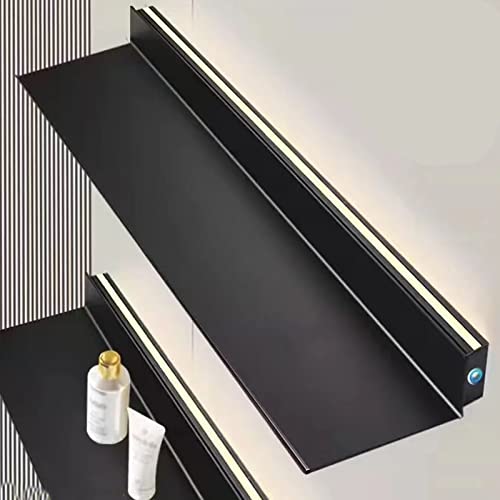 Étagère flottante LED chaude pour créer une ambiance salon cosy
