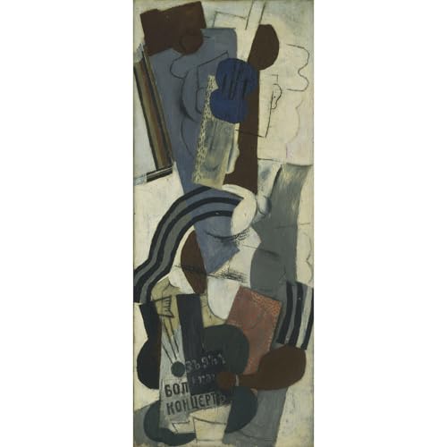 Tableau Pablo Picasso Femme avec une guitare grand format déco chambre