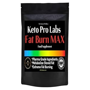 Keto Fat Burn MAX Strength Diet Pills – Weight Loss Management Supplement – Fat Burner (30)