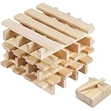 Zocipro 50 Pezzi Blocchetti in Legno per Fai da Te, 160 x 22 x 8 mm, Legno da Bricolage per Decorazioni, Intaglio, Hobby Creativi e Progetti DIY