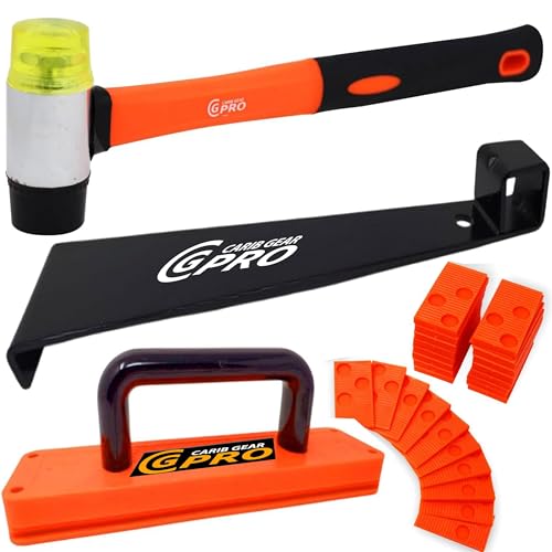 43-Piece Laminate Flooring Installation Kit Tapping Block with Handle Heavy