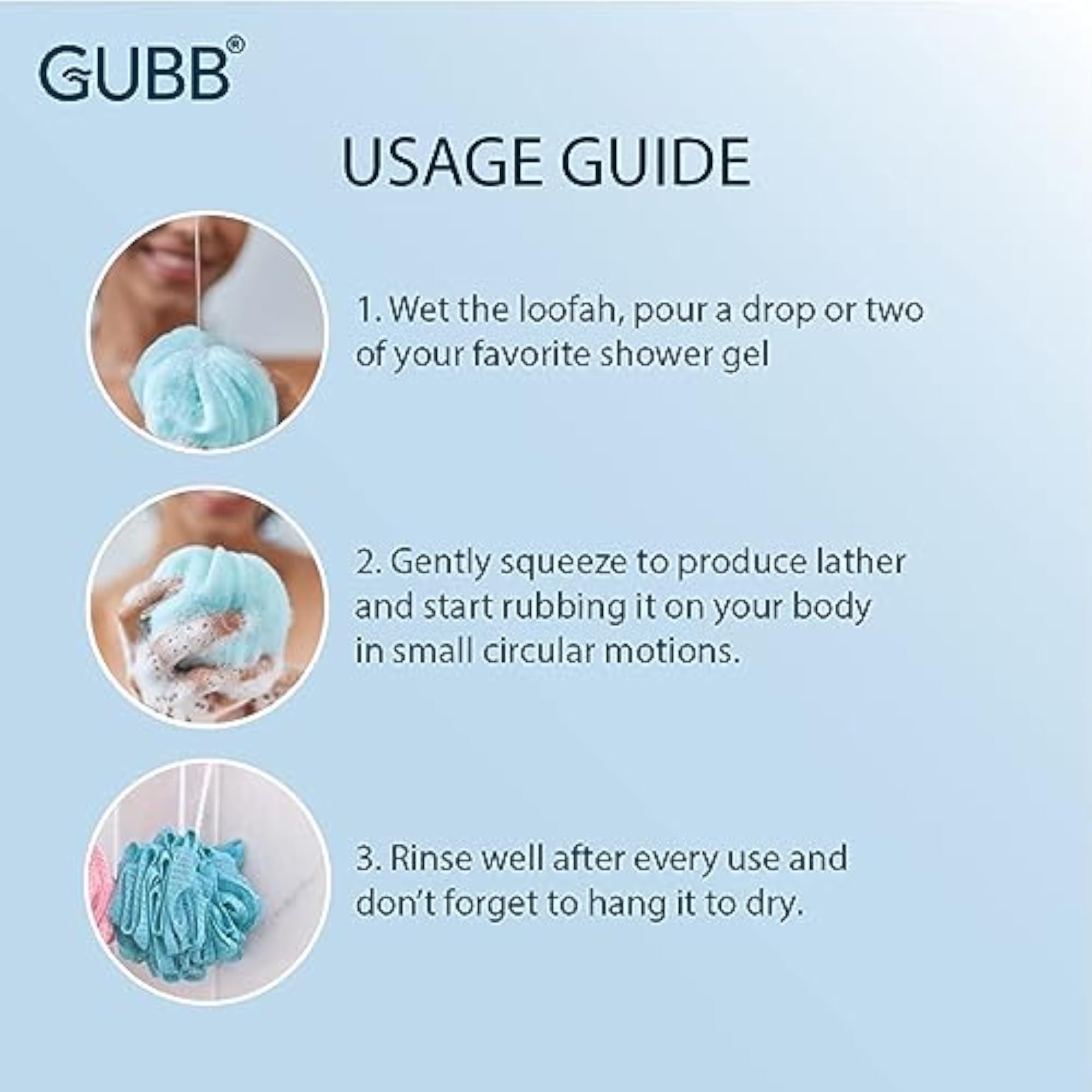 Lux Bath Sponge Loofah - Soft & Fluffy for Shower Time