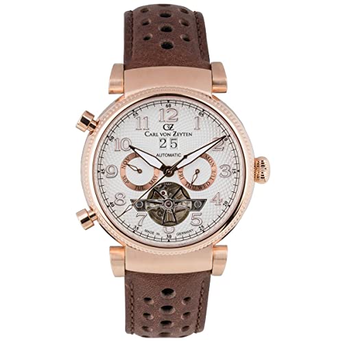 Montre automatique homme Carl von Zeyten Retraite CVZ0075RWHS sans pile fiable