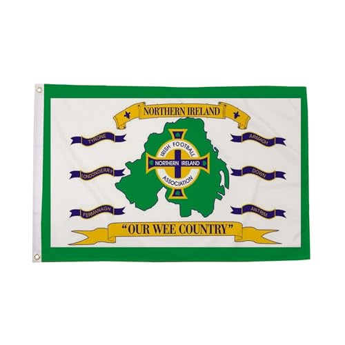 Flag Wholesaler Ireland Our Wee Country B Bandera, Unisex, Multicolor, Large