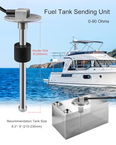 image for HZSIFU Fuel Level Sending Unit 0-90 ohms 6