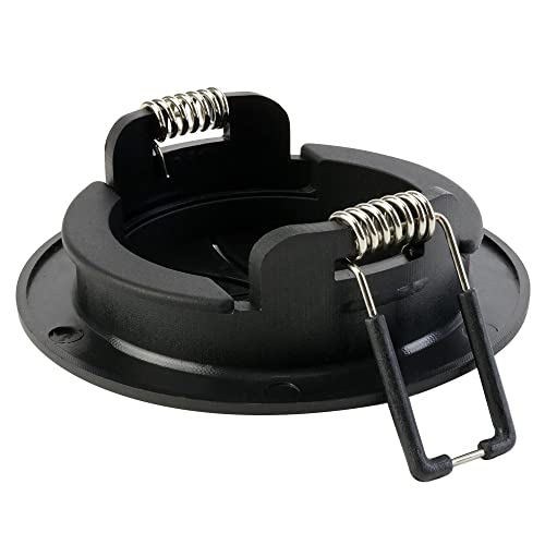 Construct Pro Speedy Spring-Lock Cable Pass Through Port | 2 Inch Diameter | Black Con6061Spz #TOP3