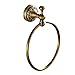 Produktbild Weare Home Retro Solide Kupfer Einzeln Handtuchring Handtuchstangen Handtuchhalter, Minimal Klassic mit Einschnitt Bronze Beschichtung Wandmontage Haltbar Badzubehör Badaccessoires Dekor für Küche