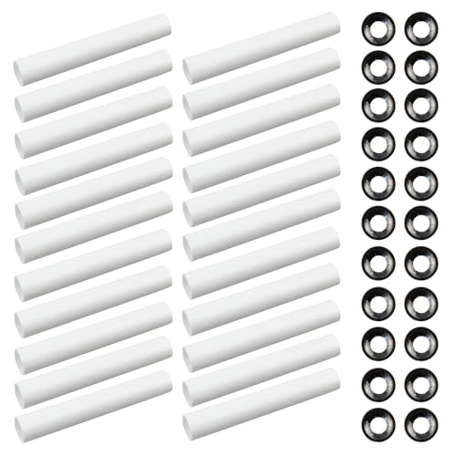 Cildea Garage Door Hinge Quiet Roller Sleeves Roller Shaft gaskets for New Rollers or Rollers with Clean Stems 22Pcs