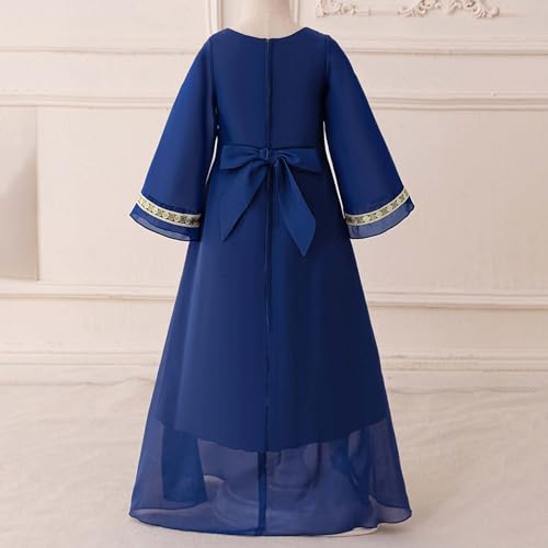 Qamis hijab enfants ensemble de prière sans ajustement complexe