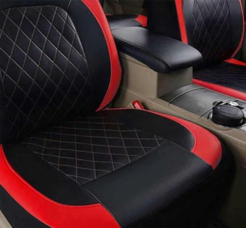 Housses de siège de voiture universelles rouge pour Seat Leon Ibiza Arona Ateca