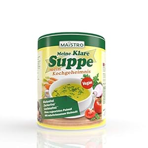 Veganistische groentebouillon en specerijen. Zonder allergietriggers, zonder palmvet, gemakkelijk, snel en delicaat…