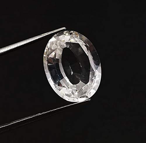 Saphir blanc naturel de 10,62 carats certifié pour éviter les contrefaçons - 3