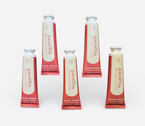 Bath & Body Works Paraffin Hand, Nail & Cuticle Hand Cream – 1 fl oz (29 mL) Tube – Pack of 5 – Paraffin · Avocado Oil · Shea Butter · Vitamin E - image 2