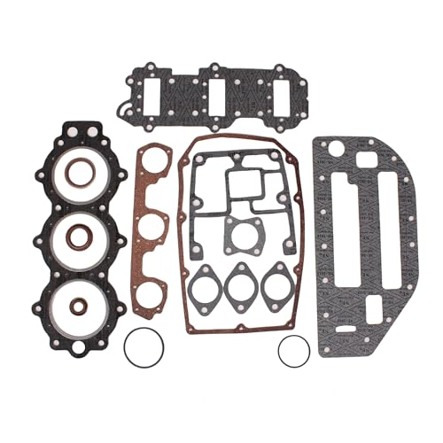 Image of Boat Engine 398047 0398047 438904 0438904 777421 Power Head Powerhead Gasket Set Kits for Evinrude Johnson OMC BRP Outboard Motor 50HP 60HP 65HP 70HP 3cyl, fit Sierra 18-4323