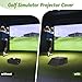 Benut Golf Simulator Projector Cover, Floor-Mounted Projector Enclosure with Cooling Fan and Turf Cover, Durable Protection for Your Golf Simulation,Easy installation