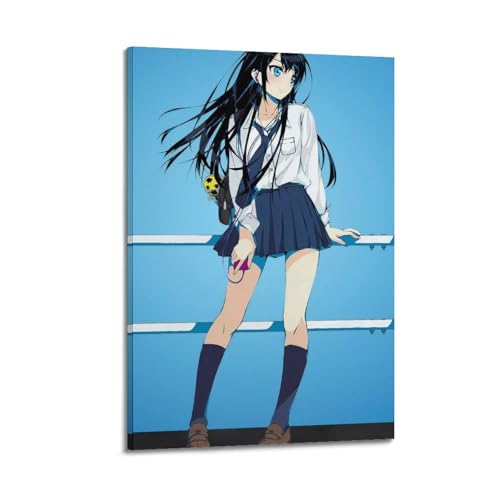 YDJKTRJKJK Póster de arte digital de animé para estudiantes, pintura decorativa, lienzo, póster de pared e imagen artística moderna para decoración de dormitorio familiar, 08 x 12 pulgadas (20 x 30 cm