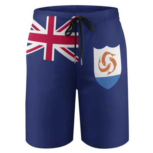 Aruba Flag Swim Trunks Quick Dry Shorts with Pockets for Men Beach Shorts