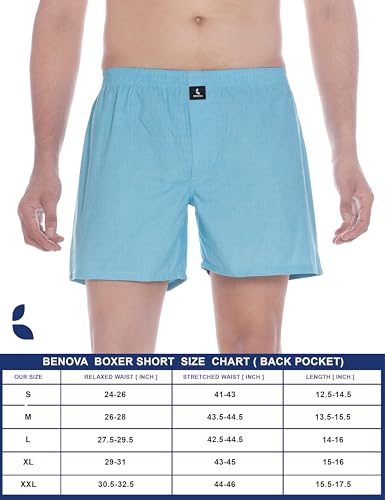 Image of Cotton Boxer Shorts for Men, Breathable, Comfortable & Lightweight (Pack of 2)