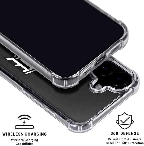 Skinit Phone Case Compatible with MagSafe iPhone 16 - Officially Licensed Ohio State University OSU Black Design