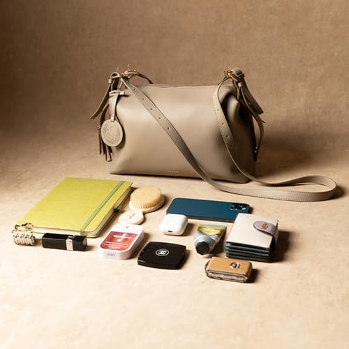 Image of Theater Deux Crossbody Sling Bag for Women | Soft Suede Handbag with Adjustable and Detachable Shoulder Strap | Compact All Day Essential Shoulder Bag for Casual & Work Use