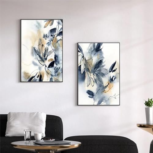 Art mural abstrait classique pour salon et chambre moderne - 4
