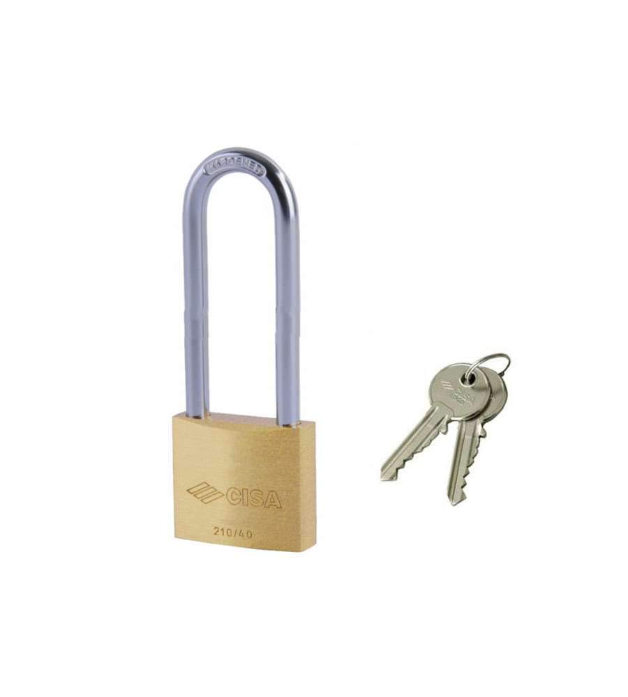 Cisa Lucchetto Ottone Mm 30 Arco Extra Lungo - 4