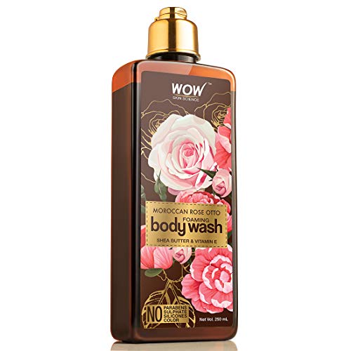 Image of WOW Skin Science Rose Otto Foaming Body Wash - No Parabens, Sulphate, Silicones & Color, 250 ml